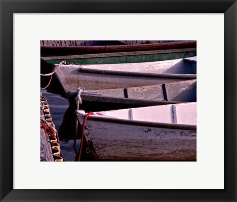 Framed Wooden Rowboats VII Print