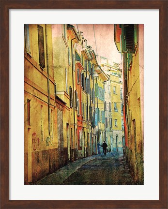 Framed Streets of Italy I Print