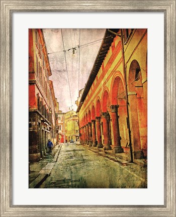 Framed Streets of Italy IV Print