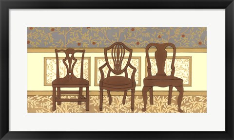 Framed Arts &amp; Crafts Chairs II Print