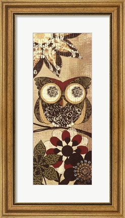 Framed Owls Wisdom I Print