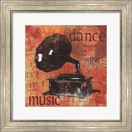 Framed Dance To The Music Print
