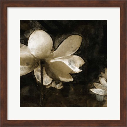 Framed Bronze Lily II Print