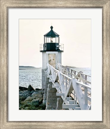 Framed Lighthouse Views I Print