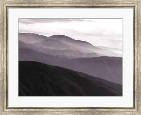 Framed Mountains &amp; Haze II Print