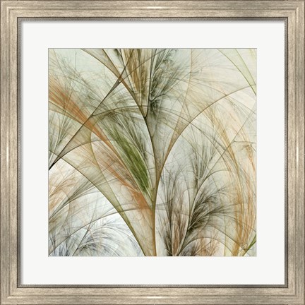 Framed Fractal Grass IV Print