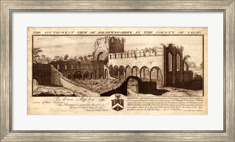 Framed View of Bildewas-Abbey Print