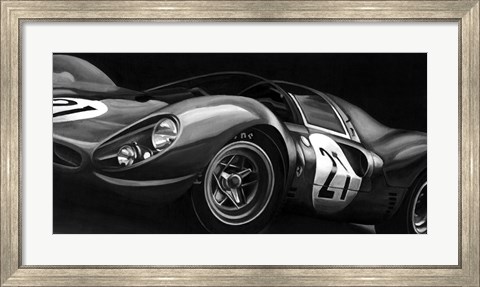 Framed Vintage Racing II Print