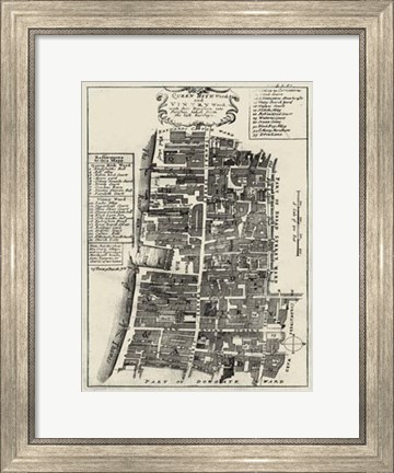 Framed Quays of London IV Print