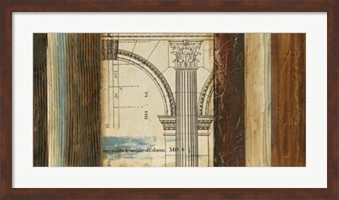 Framed Architectural Archive III Print