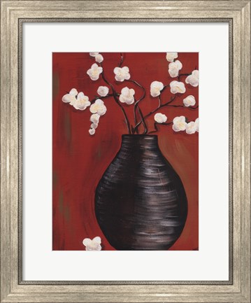Framed Zen Vase II Print