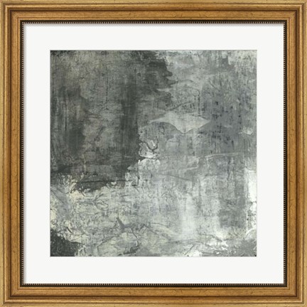 Framed Gray Abstract II Print