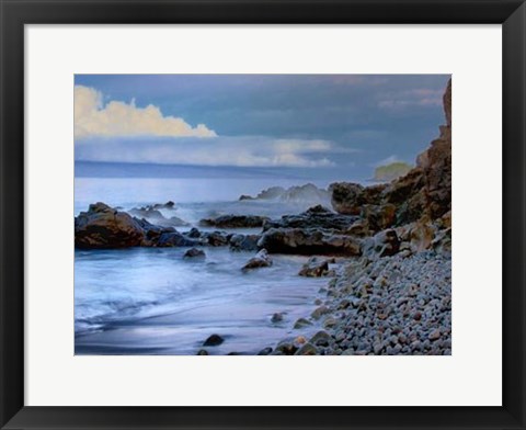 Framed Rocky Beach Print