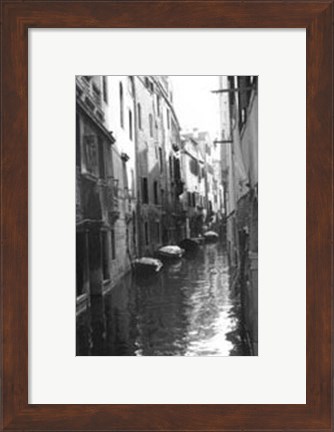 Framed Waterways of Venice VII Print