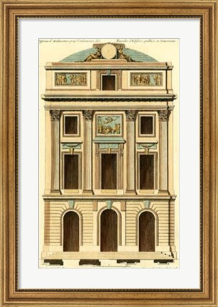 Framed Architectural Facade II Print