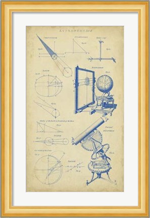 Framed Vintage Astronomy II Print