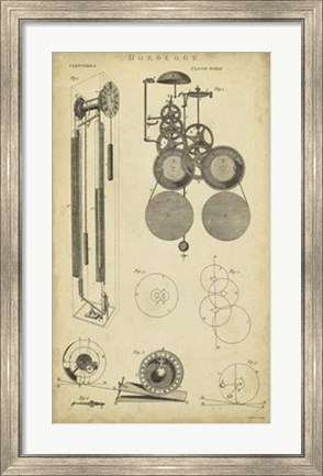 Framed Clockworks II Print