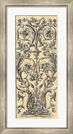Framed Renaissance Panel I Print