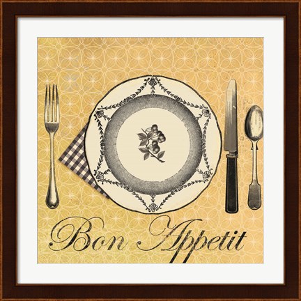 Framed Appetit Print