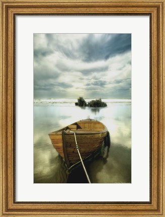 Framed Old Boat Print