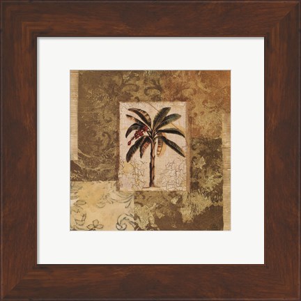 Framed Palm Patchwork II Print