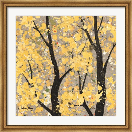 Framed Autumn Theme Print