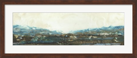 Framed Aqua I Print