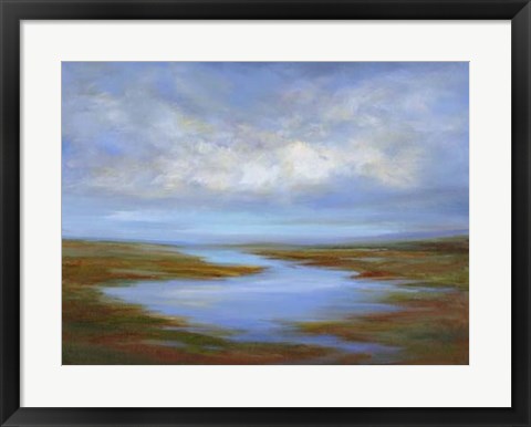 Framed Pescadero Wetlands Print