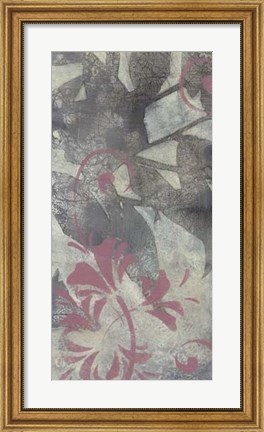 Framed Leaf Dusting I Print