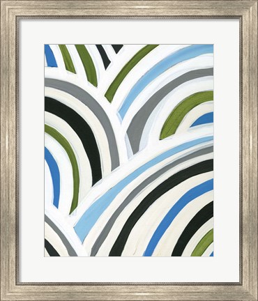 Framed Swirly Bob II Print