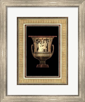 Framed Etruscan Earthenware IV Print