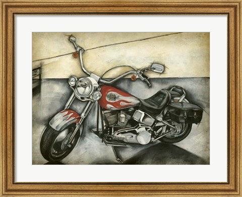 Framed Motorcycle Memories II Print