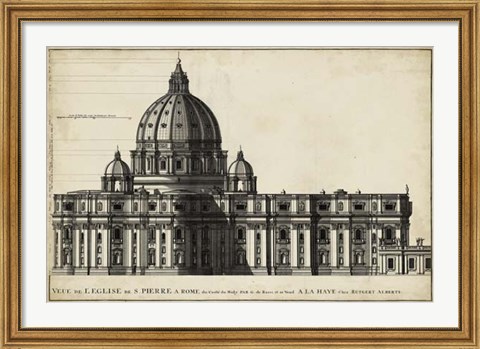 Framed St. Peter&#39;s, Rome Print