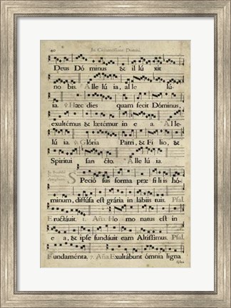 Framed Vellum Songbook II Print