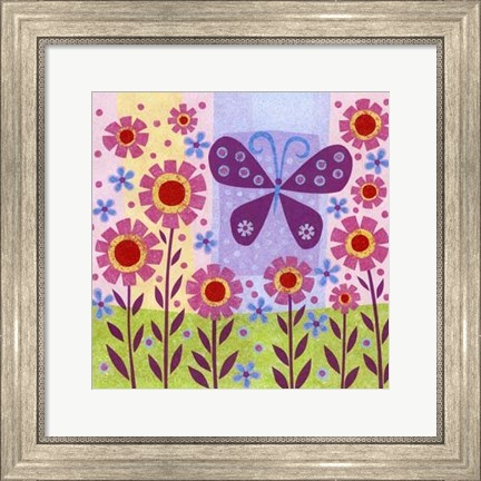 Framed Butterfly Meadow Print