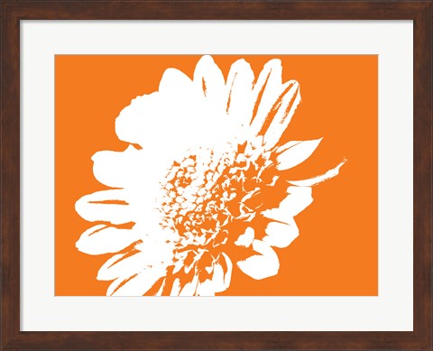 Framed Orange Mum Print