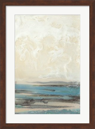 Framed Aqua Seascape II Print