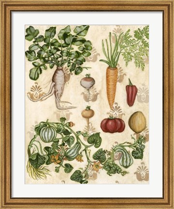 Framed Edible Botanical I Print