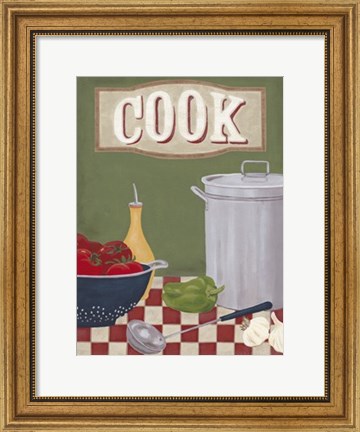 Framed Cook&#39;s Kitchen Print