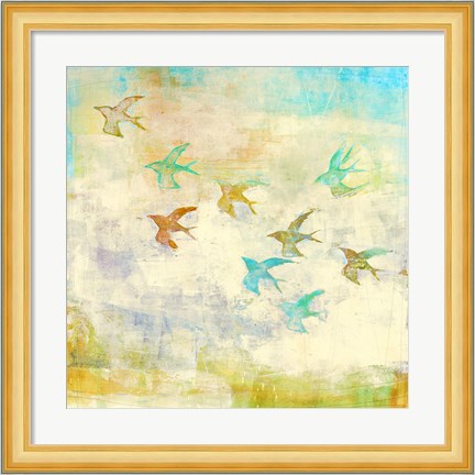 Framed Oiseaux 1 Print