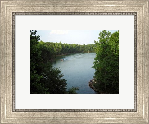 Framed Belews Lake Greensboro, NC Print