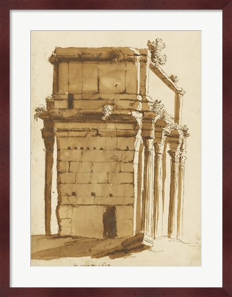 Framed Arch of Septimius Severus Print