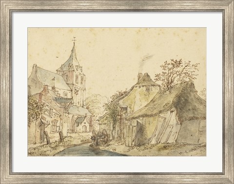 Framed View of Eindhoven from the Northeast Print