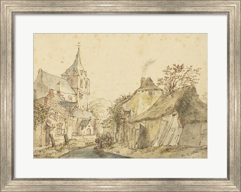 Framed View of Eindhoven from the Northeast Print