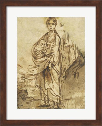 Framed Saint Agnes Print