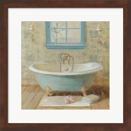 Framed Victorian Bath I Print
