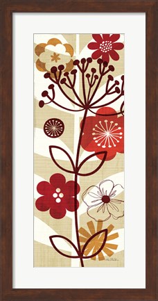 Framed Floral Pop II Panel Print