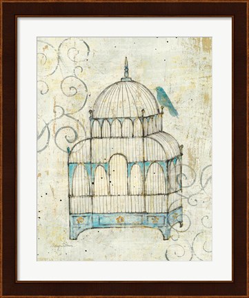 Framed Bird Cage II Print