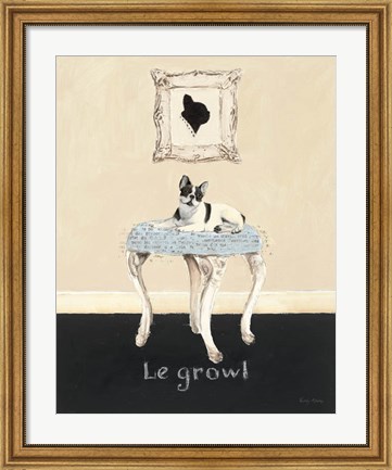 Framed Le Growl Print