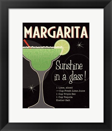 Framed Cocktail Hour I Print
